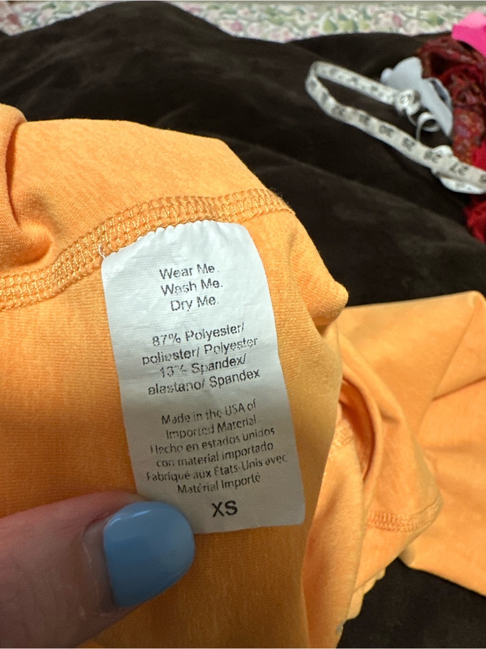 Beyond Yoga Spacedye Keep Pace Biker Shorts Heather citrus orange XS SD5054 - Picture 5 of 9